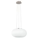 Eglo Pendelleuchte Optica Stahl Satin-Nickel | Geeignet für 2x E27
