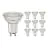 Mehrfachpackung 10x Noxion LED-Spot GU10 PAR16 4W 345lm 36D - 827 Extra Warmweiß | Dimmbar - Ersatz für 50W