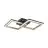 Eglo Deckenleuchte Calliera Stahl Schwarz Gold 18.4W 2500lm - 840 Kaltweiß | IP20 - Dimmbar 