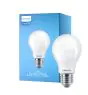 Philips Corepro LED Glühbirne E27 Birne Matt 8.5W 1055lm - 840 Kaltweiß - Ersatz für 75W