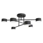 Emibig Deckenleuchte Halo Stahl Schwarz | Geeignet für 6x GX53 - Max 8W