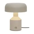 It's about RoMi Tischlampe Porto Eisen Sanded | Geeignet für 1x E27 