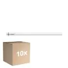 Mehrfachpackung 10x Philips MASTER LED T8 (EM/Mains) Ultra Output 13.5W 2500lm - 840 Kaltweiß | 120cm - Ersatz Für 36W