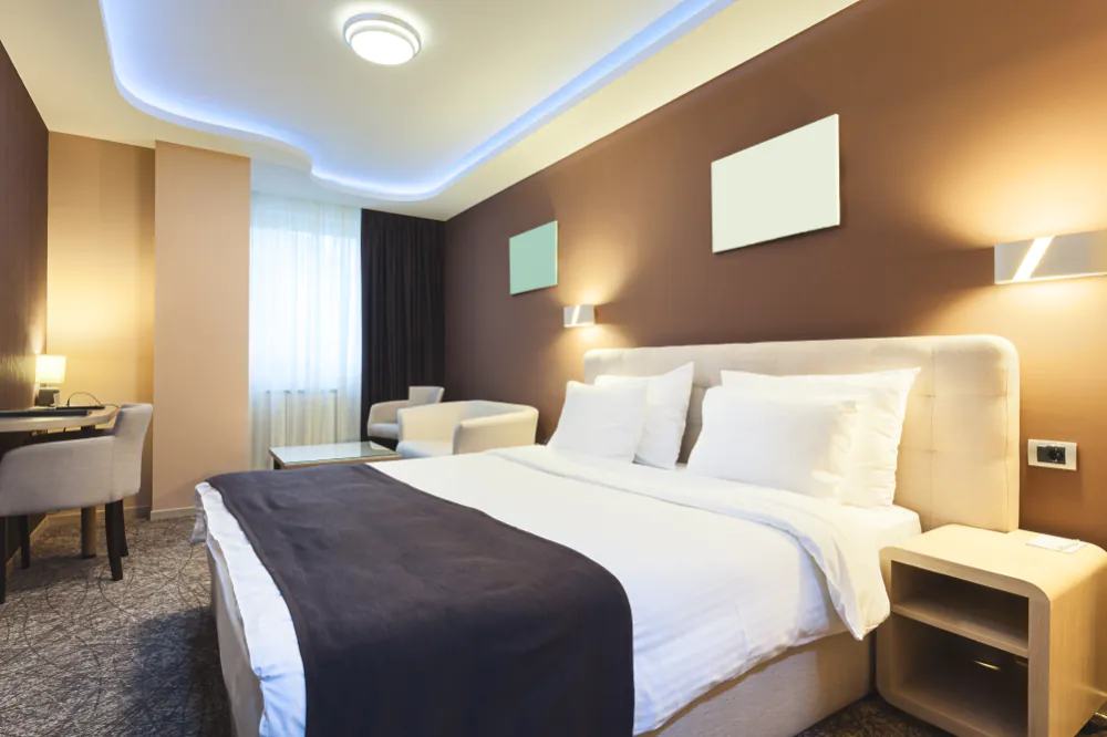 LED-Beleuchtung im Hotelzimmer